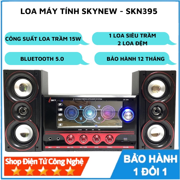 Loa Vi Tính Hát Karaoke Có Kết Nối Bluetooth USB SKYNEW - SKN395