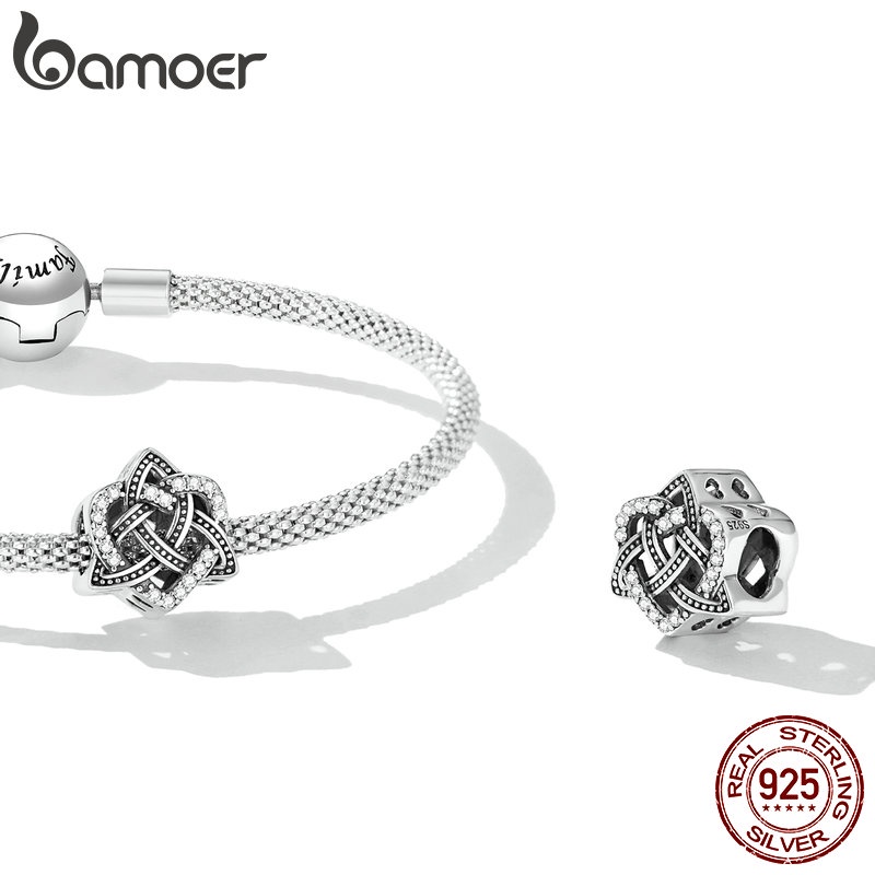 Mặt vòng cổ BAMOER bạc 925 thiết kế thời trang