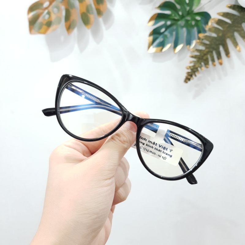 Gọng kính mắt mèo càng cốt kim loại 8013