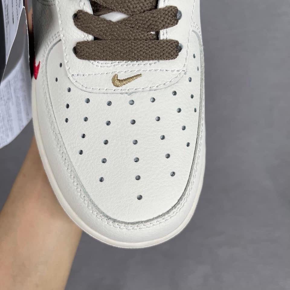 Giày Nike_Air Force 1 Nam Nữ, Giày AF1 Vệt Nâu Hàng Đẹp Full Box Đủ Size 36-43 Full Box, Bill