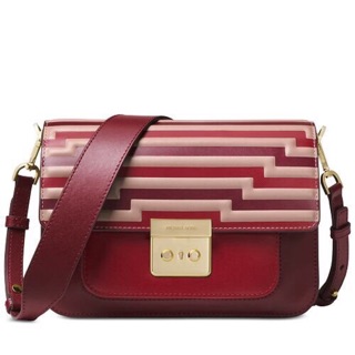 🆘rẻ vô địch🆘túi michael kors sloan editor phối sọc