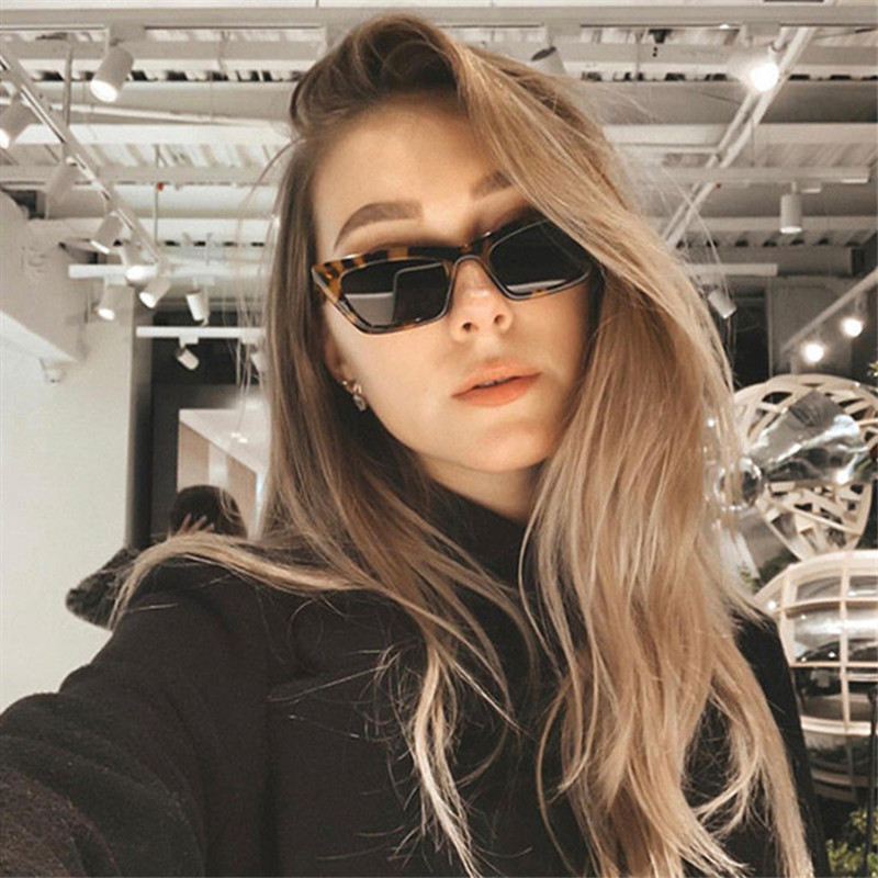 Kính Mát Mắt Mèo Đen Chống Tia UV400 Thời Trang Cho Nữ