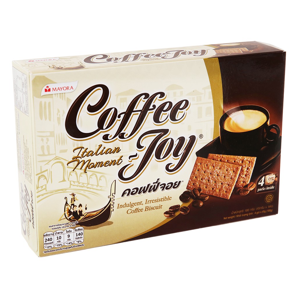 Bánh quy vị cà phê Coffee Joy hộp 180g