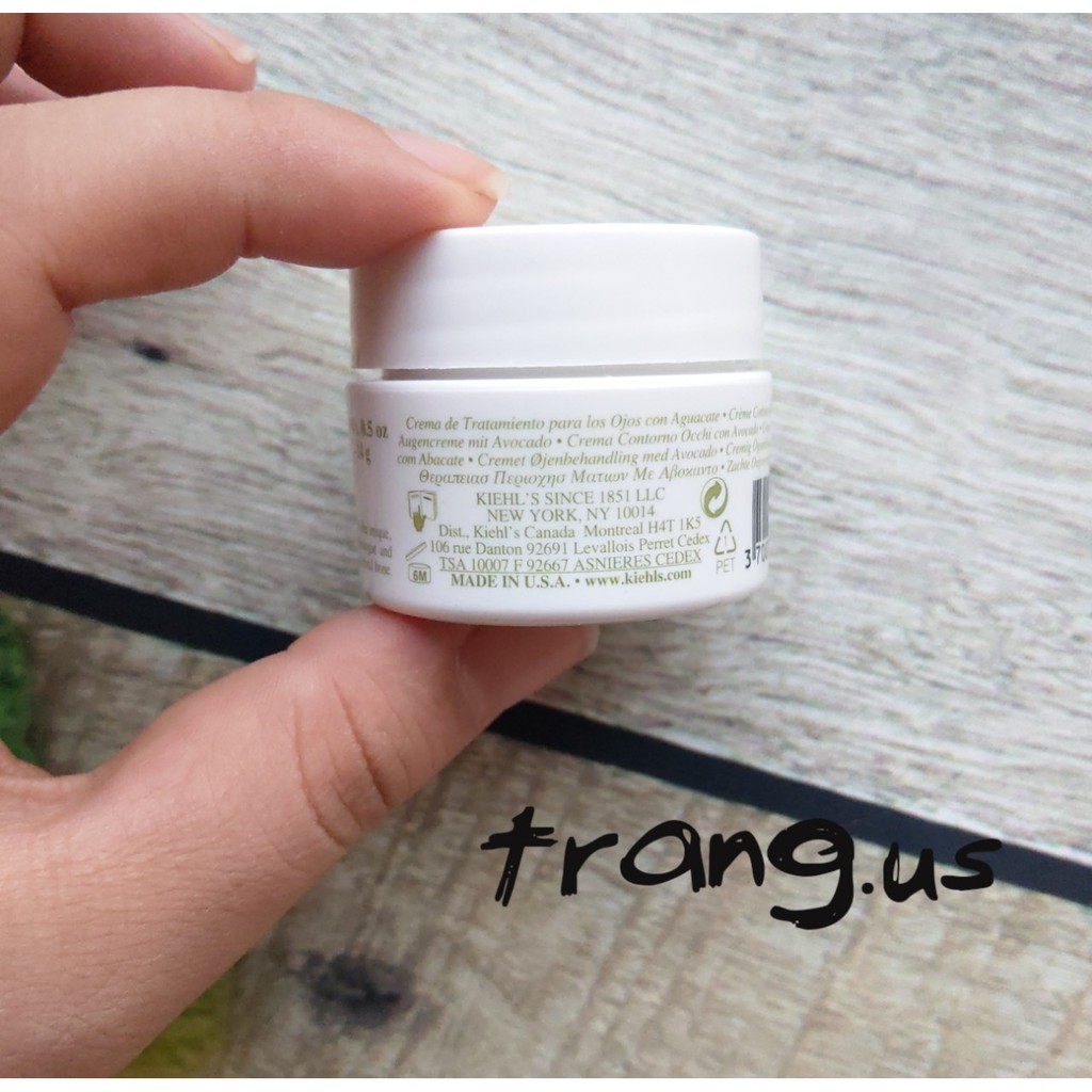 Bill Mỹ- Kem mắt Kiehls Avocado Eye Cream 14g (tách set không hộp) | BigBuy360 - bigbuy360.vn