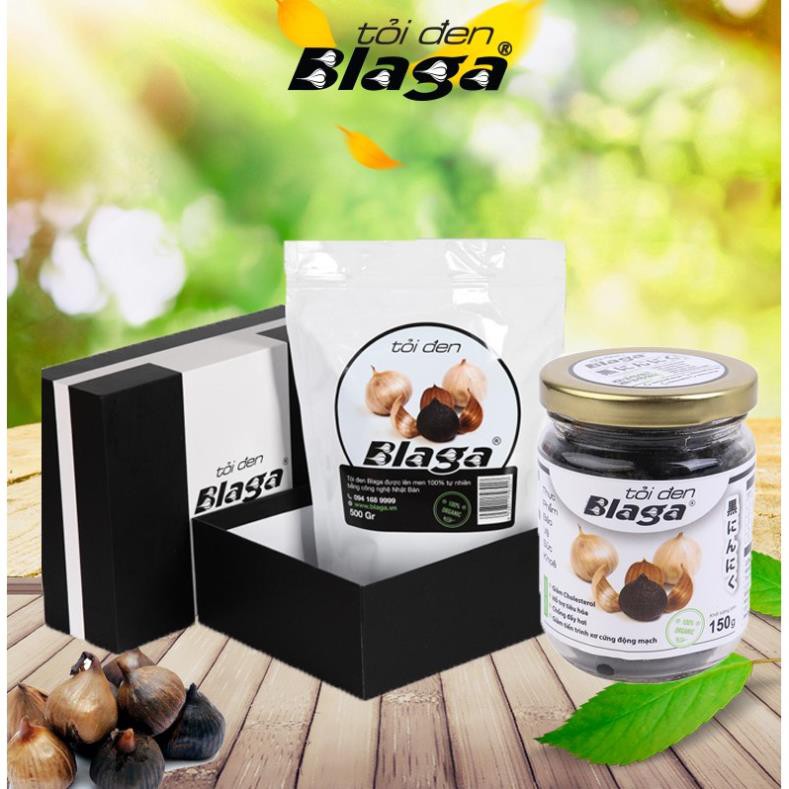 Tỏi Đen Blaga Hộp Qùa (500g) + Tỏi Đen Blaga Lọ (150g)