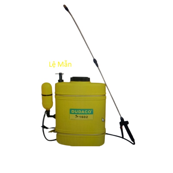 Bình Phun Thuốc Trừ Sâu Dudaco 16 Lít (Vàng)-Bình Tưới Cây Dudaco 16 Lít
