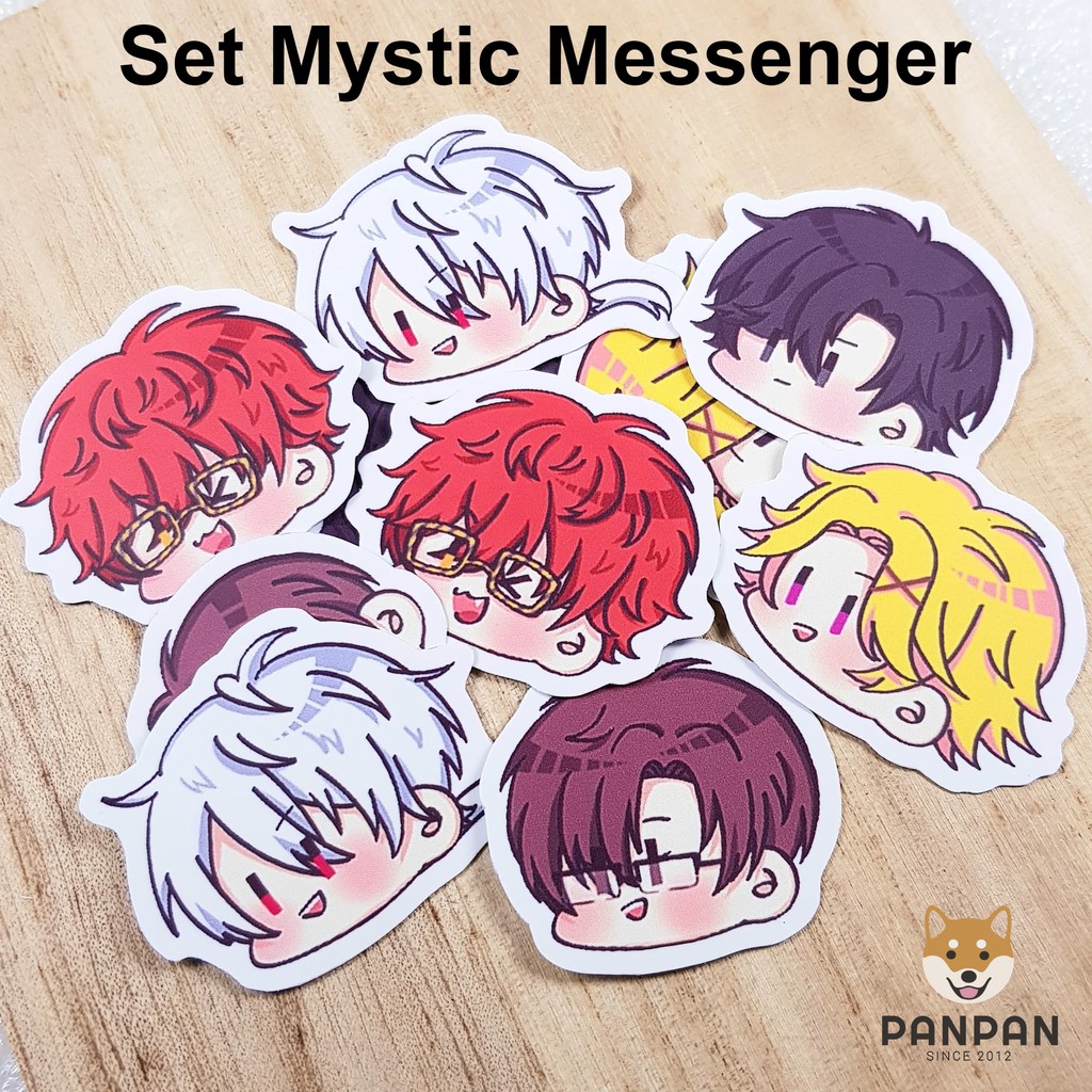 Sticker Set Nhiều Series 2 (10 HÌNH DÁN) - Kuroko Basket, Mystic Messenger, Thanh Gươm Diệt Quỷ, Hakiyuu