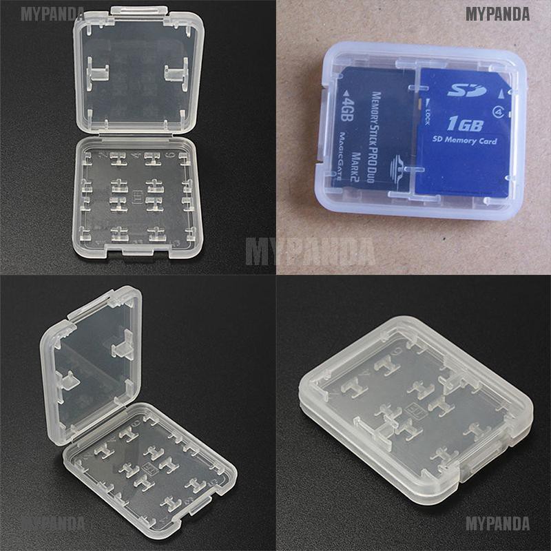 Hộp Đựng Thẻ Nhớ Micro Sd Tf Sdhc Mspd 8 Ngăn Giá Đỡ