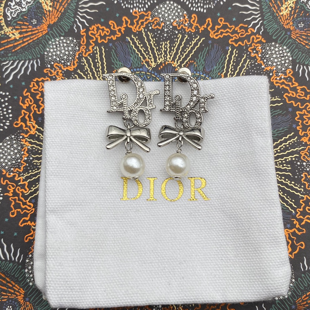 Khuyên Tai Chữ Cái Đính Đá Kim Cương Nhân Tạo Phong Cách Âu Mỹ Kiểu Mới Bằng Bạc 925 Độc Đáo