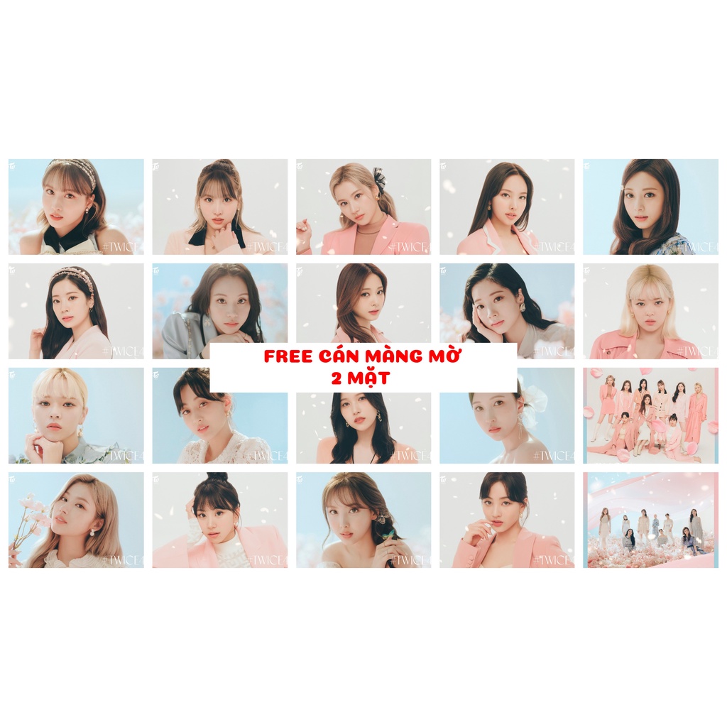 Lomo card 20 ảnh nhóm TWICE - #TWICE4