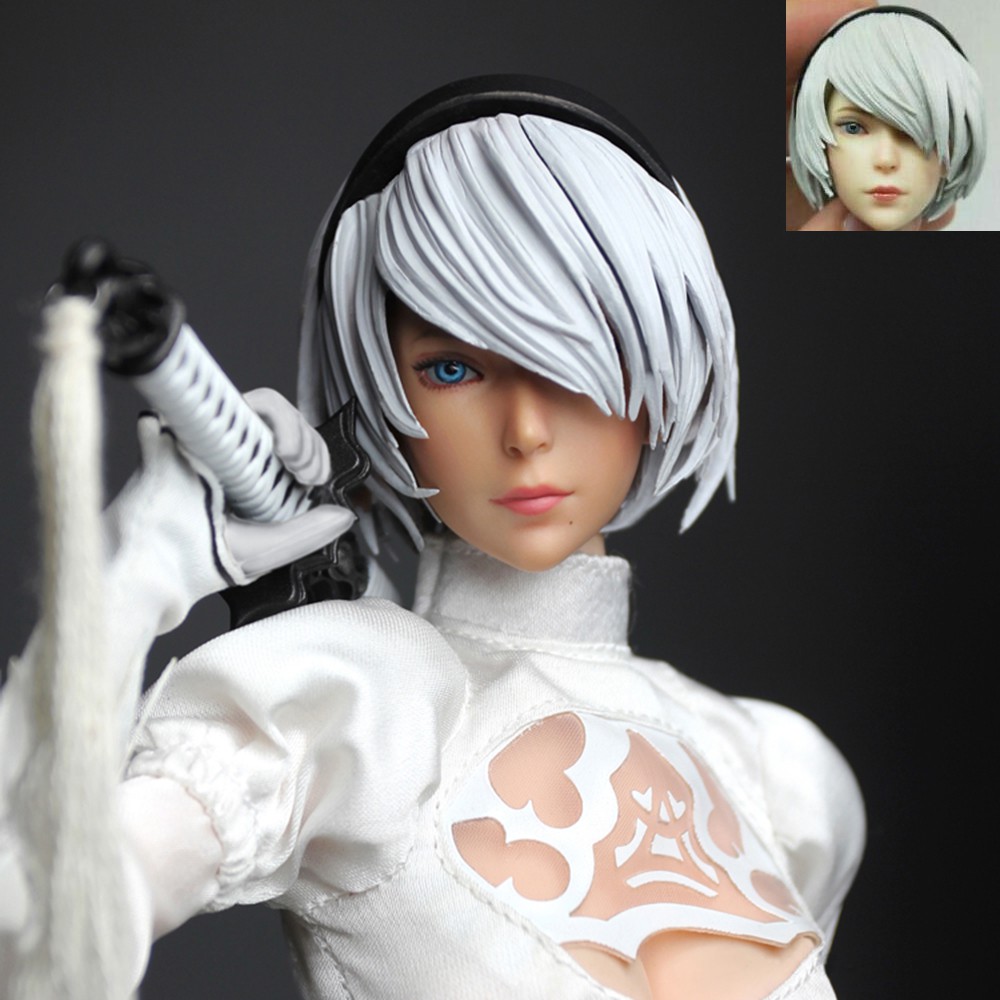 Mô Hình Đầu Diễn Viên Nier: Automata 026 2B Tỉ Lệ 1 / 6 Cho Thân Búp Bê 12 "