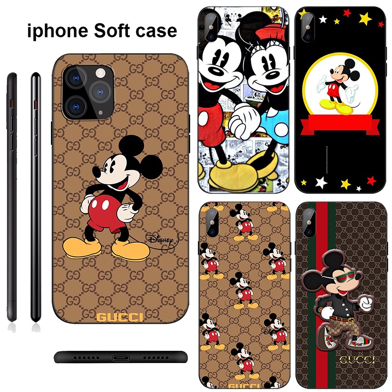 Ốp điện thoại silicone mềm hình chuột Mickey cho iPhone 7 8 7+ 8+ 6+ 6S+ XR  XS Max 5 5s LU187 | Shopee Việt Nam