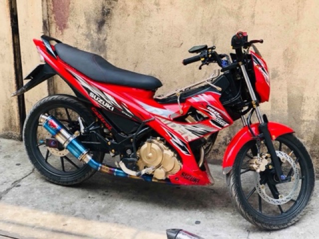 Cổ titan Suzuki Satria Raider Fu xăng cơ