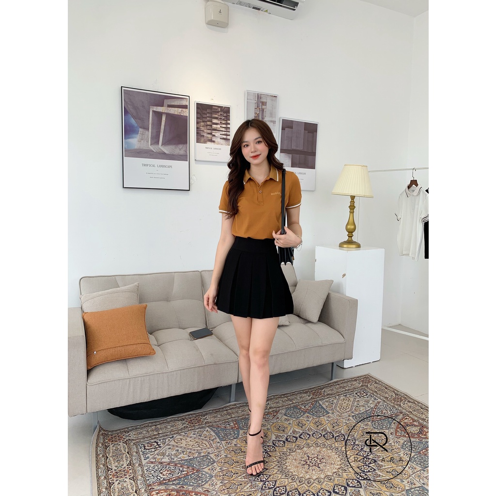 Áo sơ mi polo thời trang nữ chất đẹp Rosara SP122