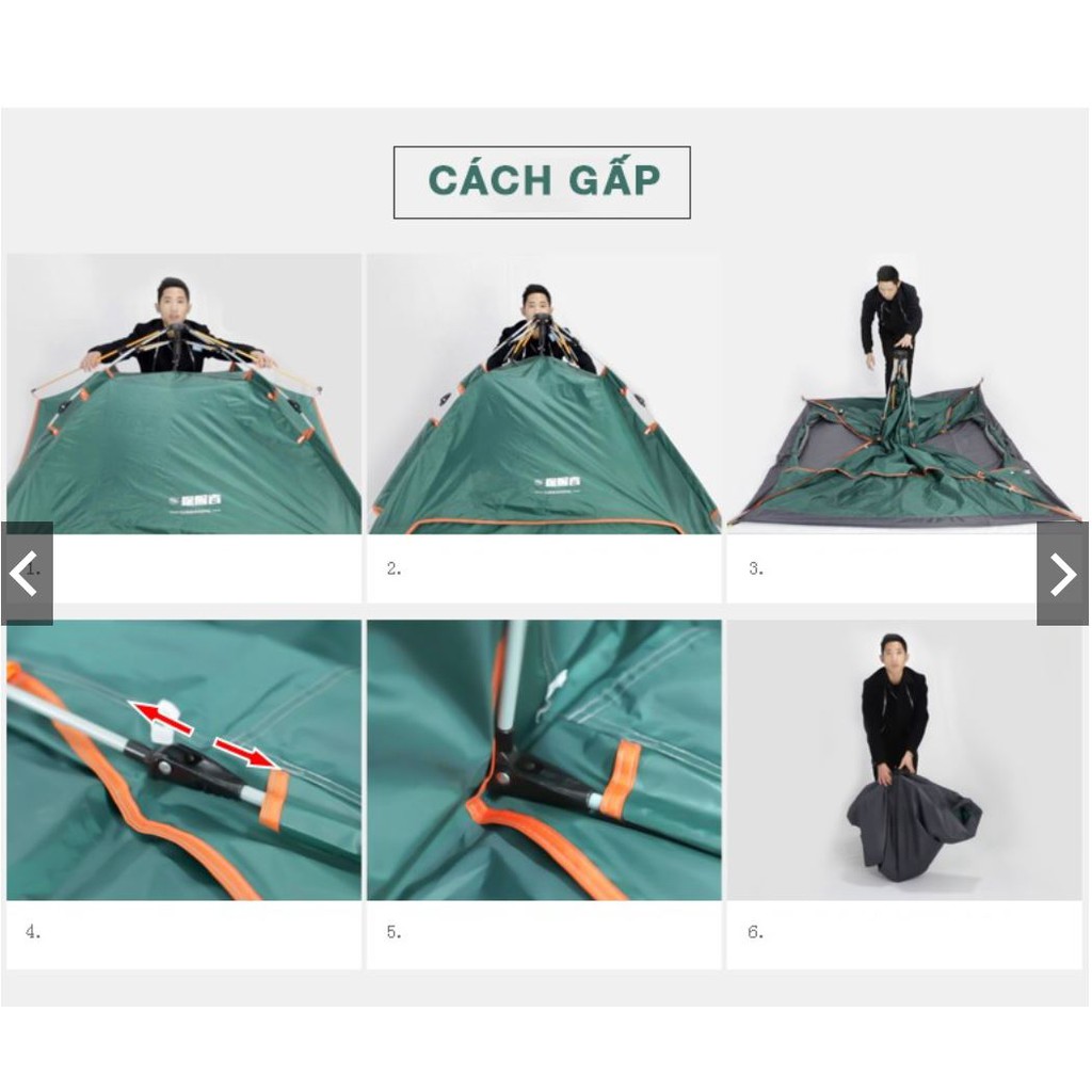 Lều du lịch tự bung chính hãng CARMEL cao cấp