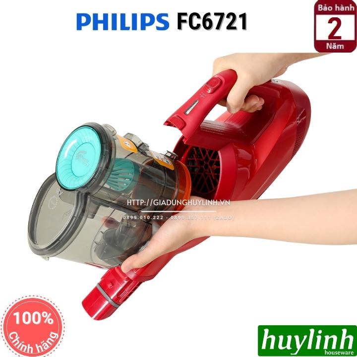 [Mã ELHAMS5 giảm 6% đơn 300K] Máy hút bụi không dây có cán Philips FC6721/01 - Chính hãng