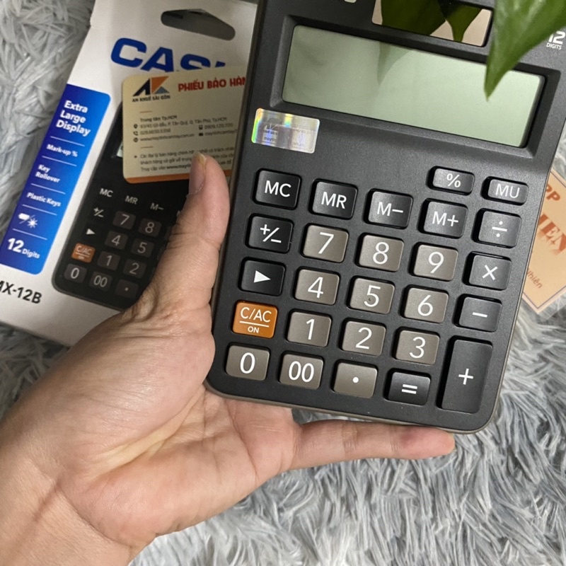 Máy Tính Casio MX-12B ̃MX-120B, Hàng Chính Hãng