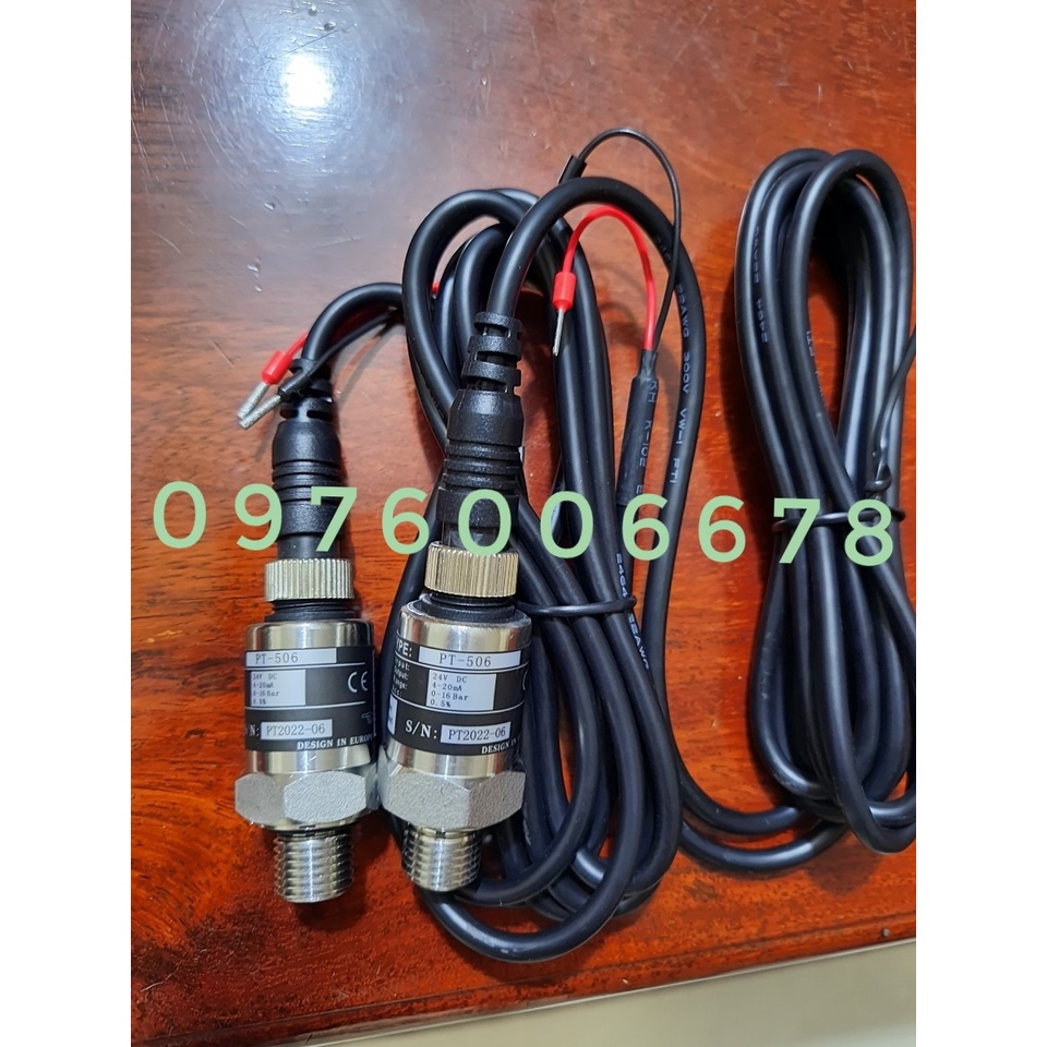 PT-506 Cảm biến áp suất 0-16 bar 4-20mA - Phi 13mm