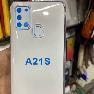 [Mã ELFLASH3 hoàn 10K xu đơn 20K] Ốp lưng Samsung A21S dẻo trong suốt dày