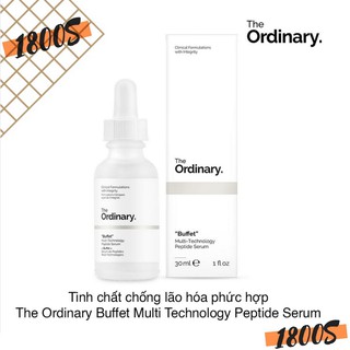 Tinh Chất Chống Lão Hoá The Ordinary Buffet Multi-Technology Peptide Serum 30ml