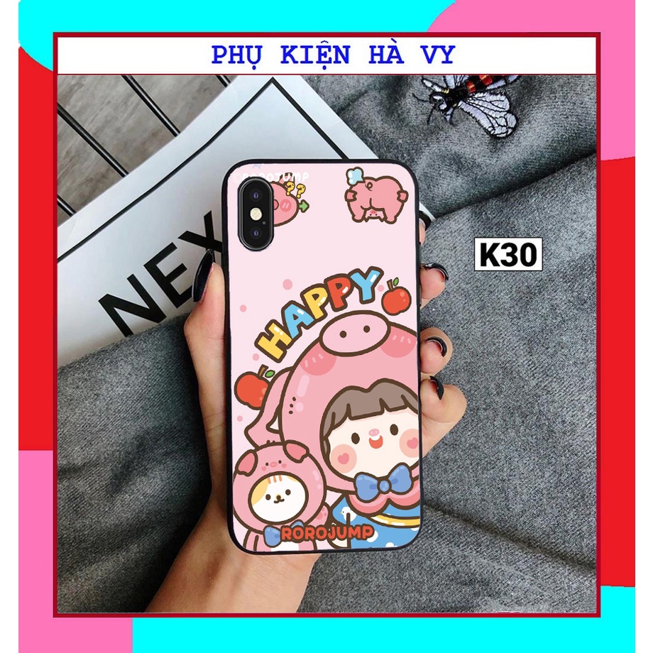Ốp lưng cô bé cute nhám viền đen 5/5s/6/6plus/6s/6splus/7/7plus/8/8plus/x/xr/xs/11/12/pro/max/plus/promax