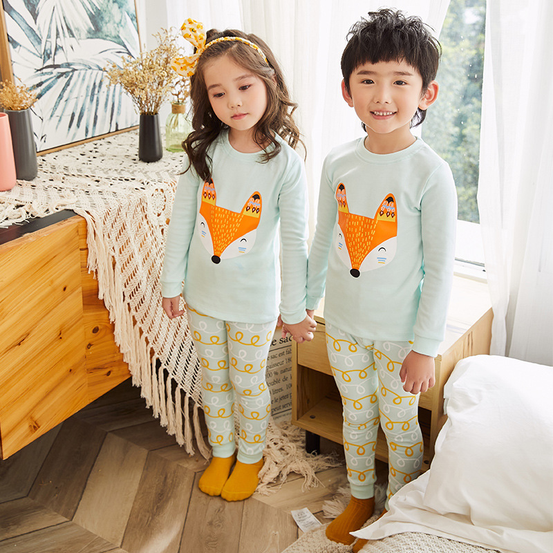 Đồ Ngủ Pajamas Chất Cotton Giữ Ấm Cho Bé