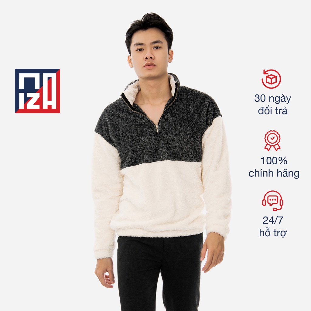 Áo polo nam dài tay CIZA vải lông cừu cao cấp phong cách trẻ trung basic APDR05