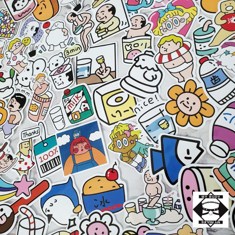 (111) Bộ hình dán/decal/sticker