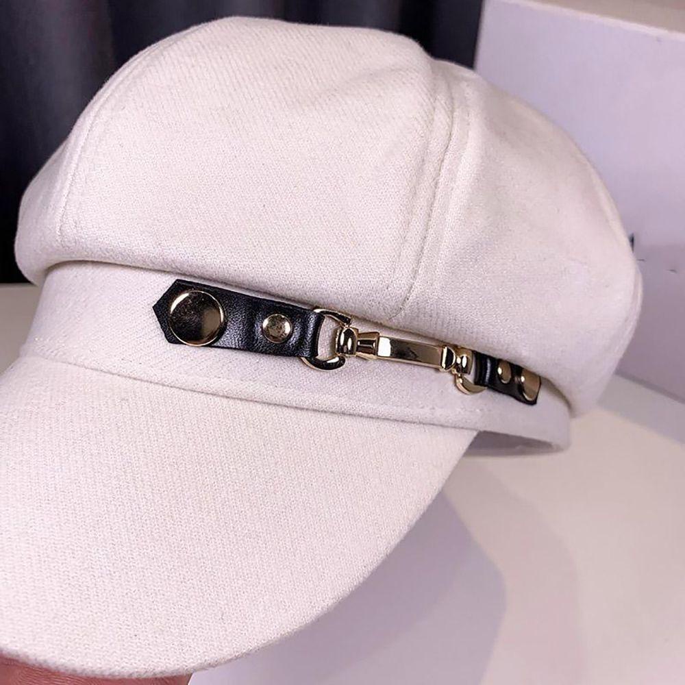 NICKOLAS Mũ Bát Giác Giữ Ấm Mùa Đông Phong Cách Đường Phố Cho Nữ