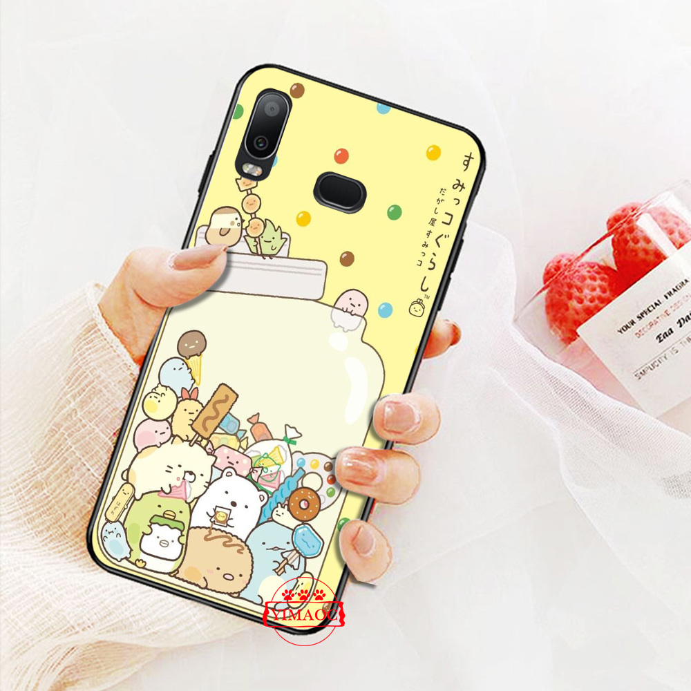 Ốp điện thoại mềm hình Sumikko Gurashi cho Samsung A81 A91 A02S A31 A42 A2 Core J7 Prime Duo J730 109T