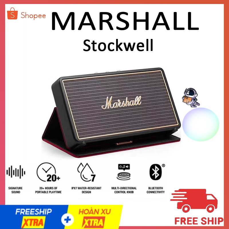 Marshall Stockwell Loa Bluetooth mini  loa Bluetooth  loa di động ngoài trời.Loa không thấm nước loa Bluetooth.