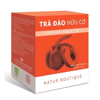 Trà Đào Hữu Cơ Natur Boutique FITO Organic Peach Tea (20 teabags)