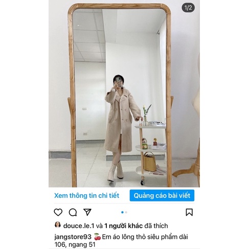 Áo khoác lông thỏ