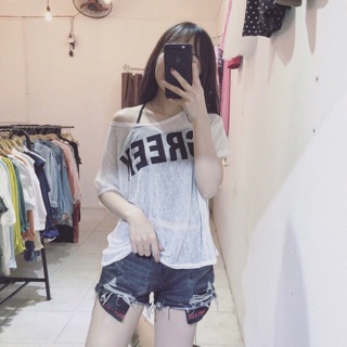🌸 Sét Áo Kẻ Hình Cô Gái Hot Trend🌸