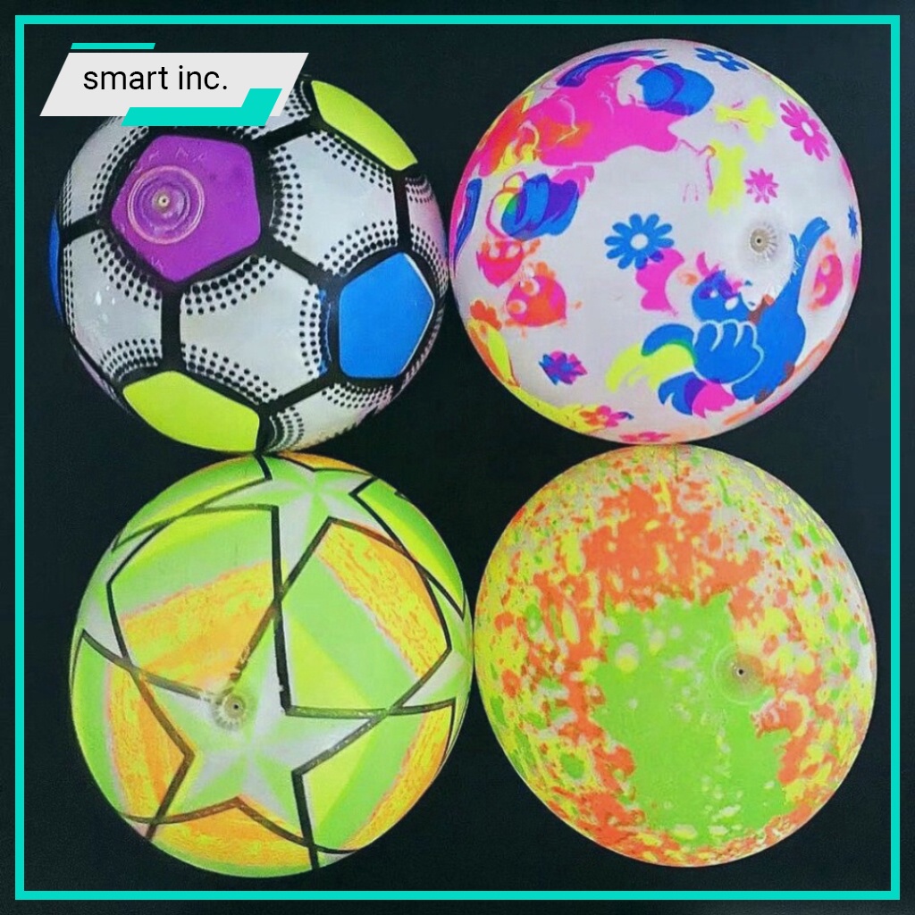 Đồ Chơi Bóng Đá Silicone Nhiều Màu Bóng Cao Su Phát Sáng Cho Bé