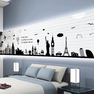 Decal dán len tường tháp paris MS-127 [Sticker dán tường]