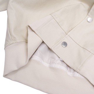 ÁO KHOÁC LEATHER JACKET CREAM