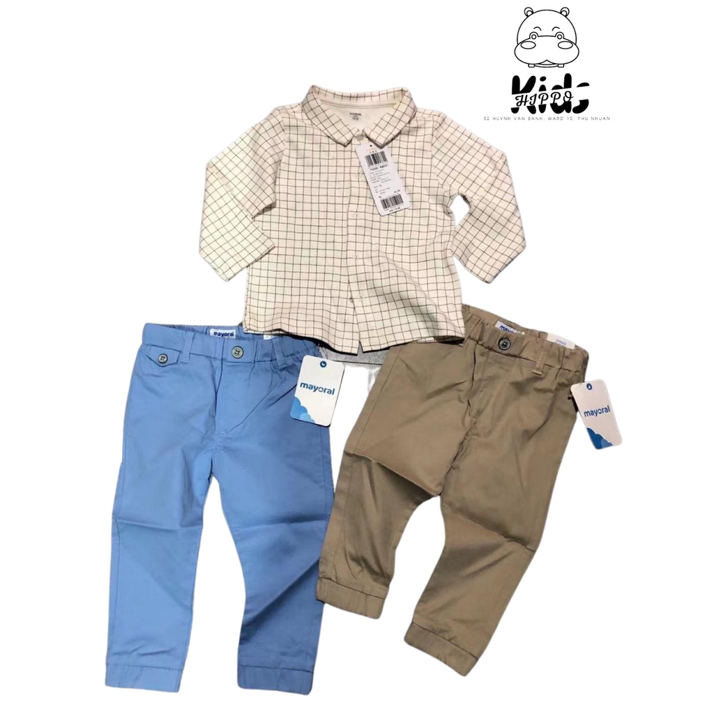 👦👖 Sự Đẳng Cấp và Sang Trọng - Quần Kaki Joggers Hãng Mayoral Cho Bé Trai! 🌟👌
