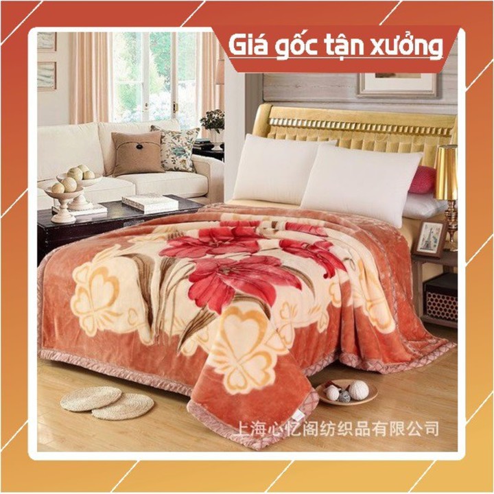 [ Hàng đẹp 3Kg ] Chăn Lông Cừu 3D nhung tuyết mùa đông 2m x 2m2 cao cấp