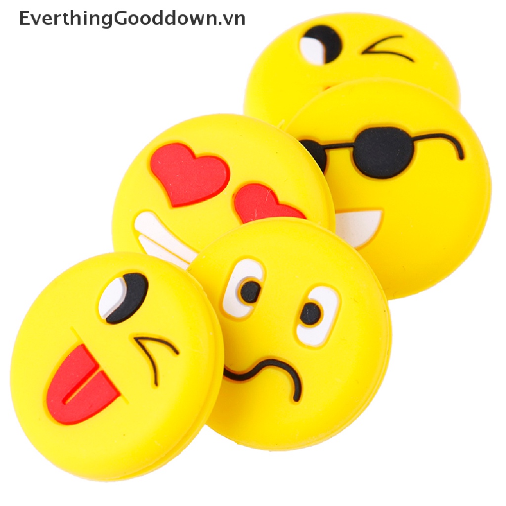 Everthinggooddown Set 5 Phụ Kiện Giảm Chấn Cho Vợt Tennis Bằng Silicone