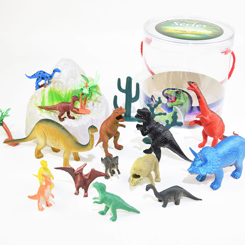Bộ đồ chơi khủng long có hôp đựng cao cấp - Nhựa ABS an toàn - Đồ chơi giải trí - Tăng cường vận động