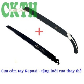Cưa, Cưa Gỗ Cầm Tay dạng thẳng Kapusi Nhật Bản, tặng lưỡi cưa thay thế
