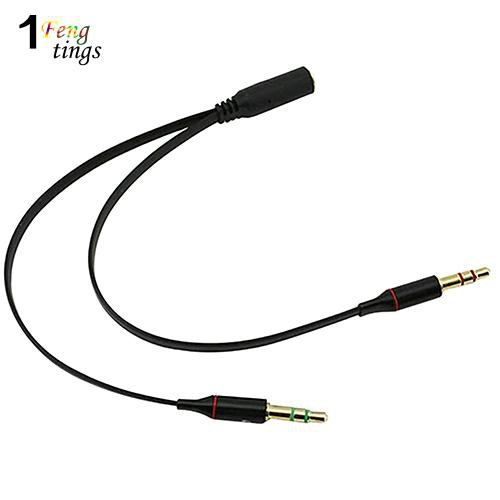 Dây Cáp Chia Cổng Âm Thanh 3.5Mm Từ 1 Đầu Cái Sang 2 Đầu Đực Tiện Dụng