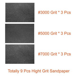 Set 9 Tờ Giấy Nhám 3000 5000 7000