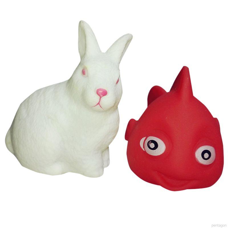 Set 13 Đồ Chơi Động Vật Mềm Dễ Thương Có Tiếng Kêu Cho Bé Chơi Khi Tắm