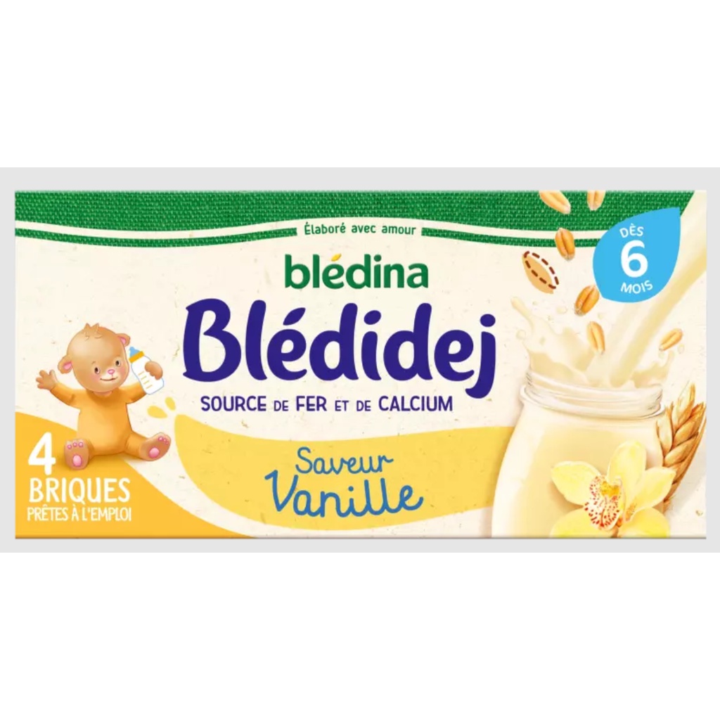 Sữa nước Bledina hàng air Pháp 100% date mới nhất lốc 4 hộp 250ml