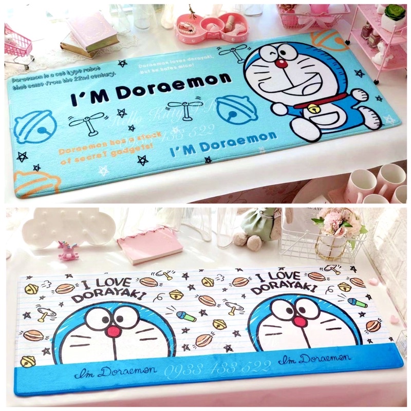 Thảm 45*120cm chống trơn trượt Doremon Doraemon