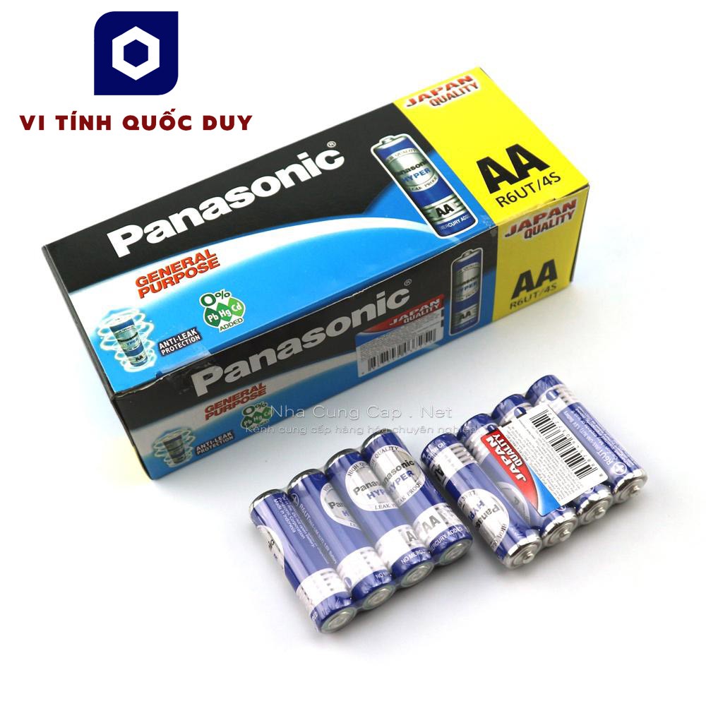 [Màu xanh] Pin tiểu lớn 2A Panasonic. Hộp 60 viên. Pin chính hãng