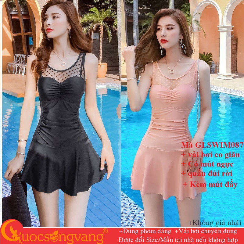 Váy đầm bơi nữ váy đầm đi biển nữ GLSWIM087