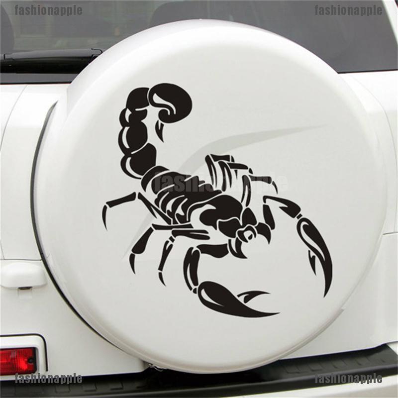 Miếng Dán Hình Bọ Cạp 3D 30CM Trang Trí Xe Hơi